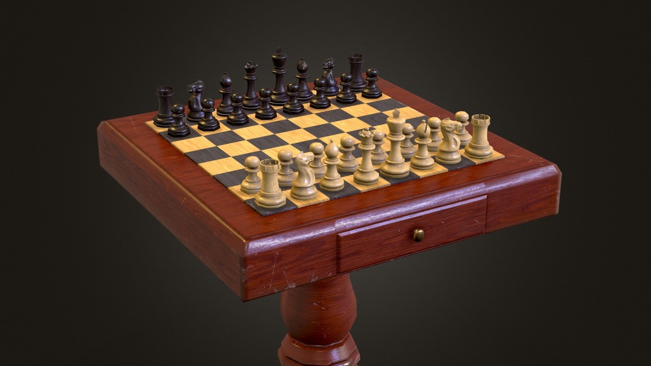 Media 1 for listing Chessboard Table