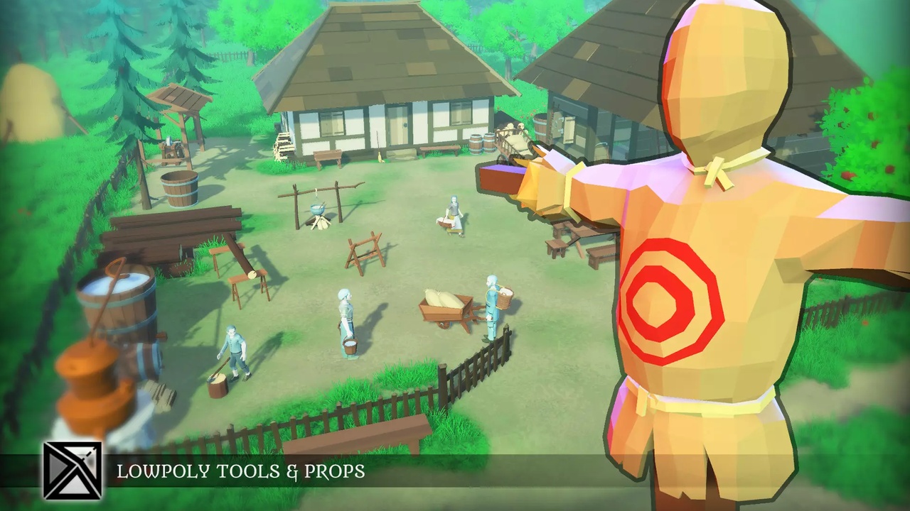 Media 1 for listing Lowpoly Tools & Props - Medieval Fantasy Series