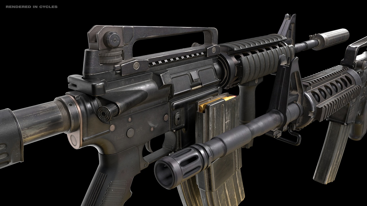 M4A1 Modular Assault Rifle | Fab
