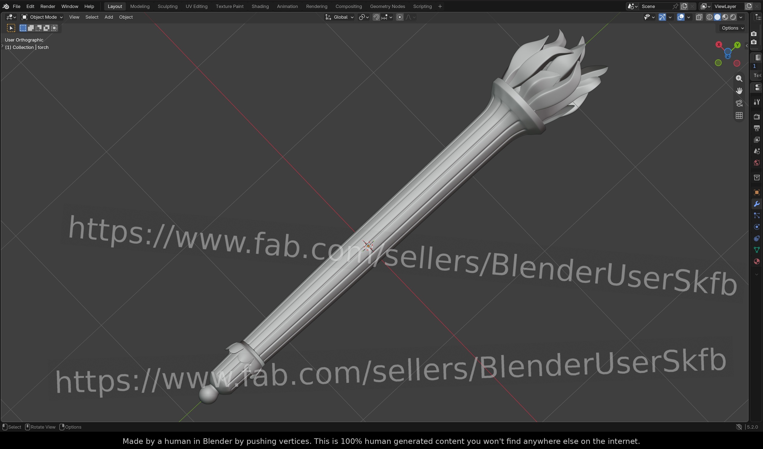 Media 1 for listing Torch (Sculpture)
