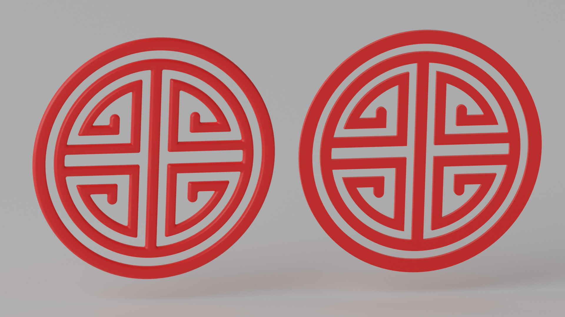 Chinese Traditional Circle Symbol Pattern | Fab