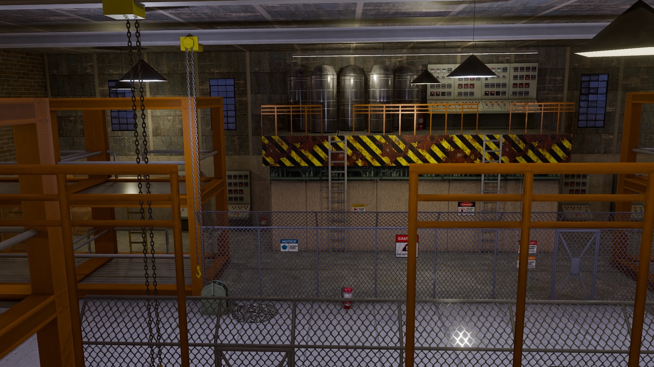 Media 1 for listing Soviet Factory - modular, low-poly PSX style