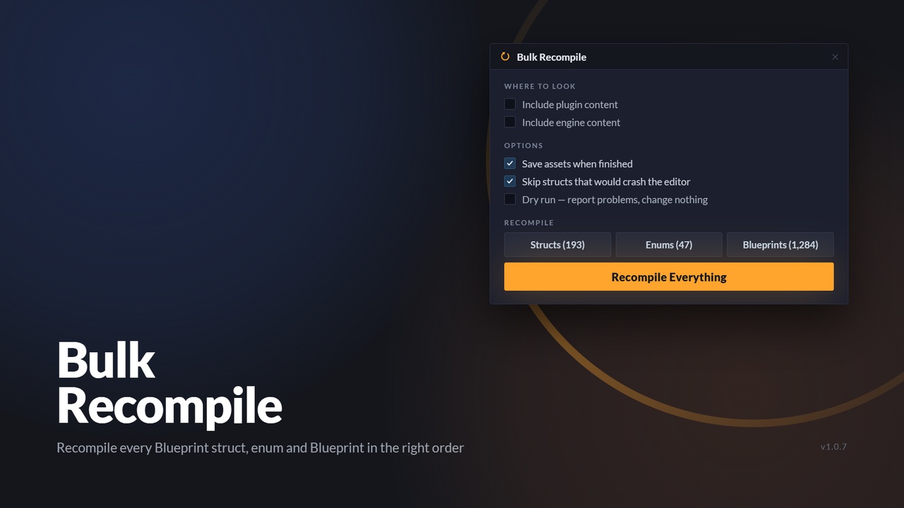 Media 1 for listing Bulk Recompile