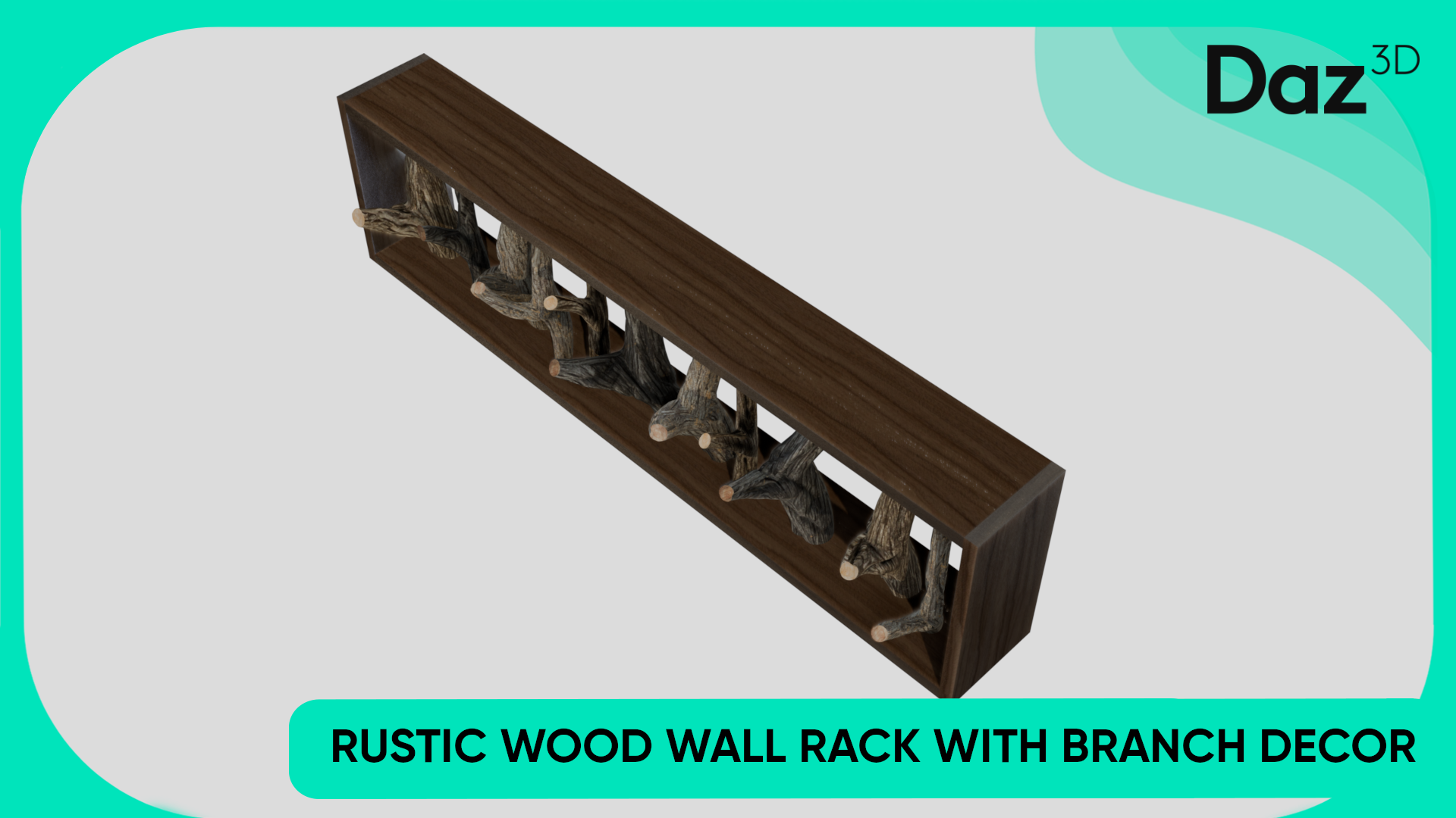 Rustic Wood Racks Design Rustic Wood Wall Rack with Branch Decor | Fab