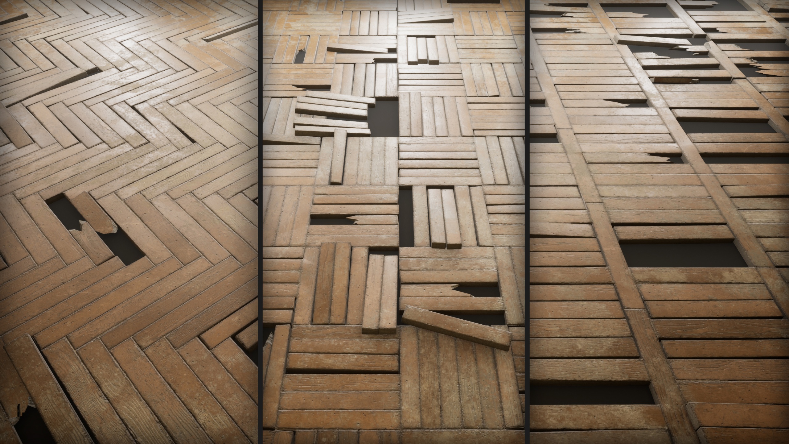 Media 1 for listing Modular Wooden Parquet Floor