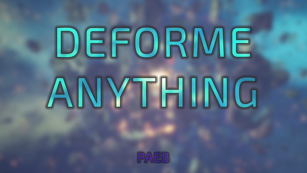 Media 1 for listing Deform Anything