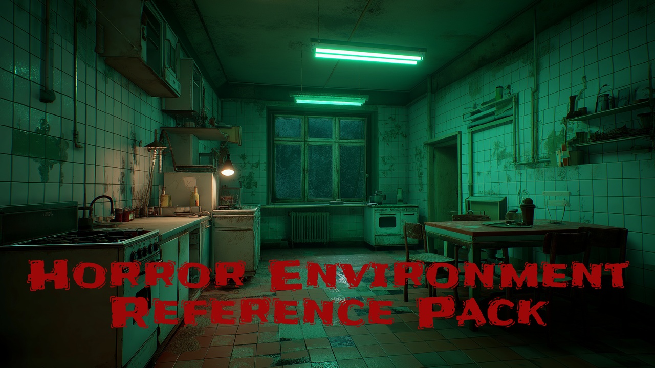 الوسائط 1 للقائمة Horror Environment Reference Pack: 327 Images