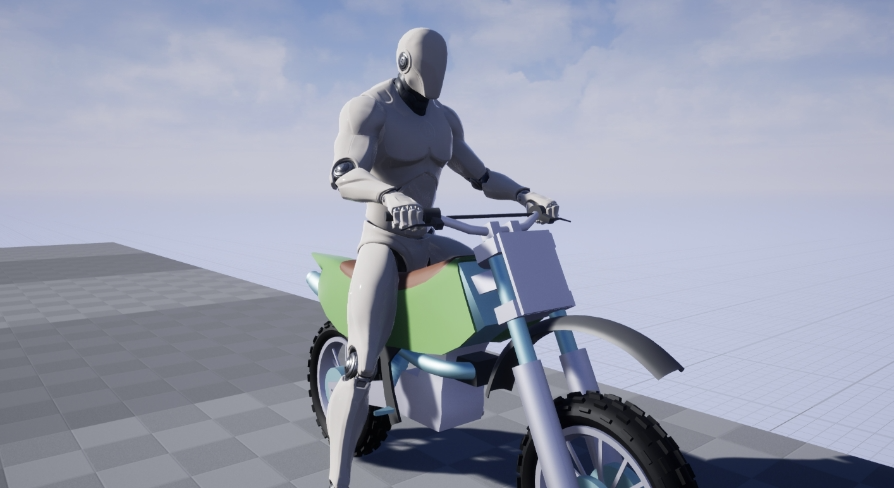 Motorbike Interact Animations Pack | Fab