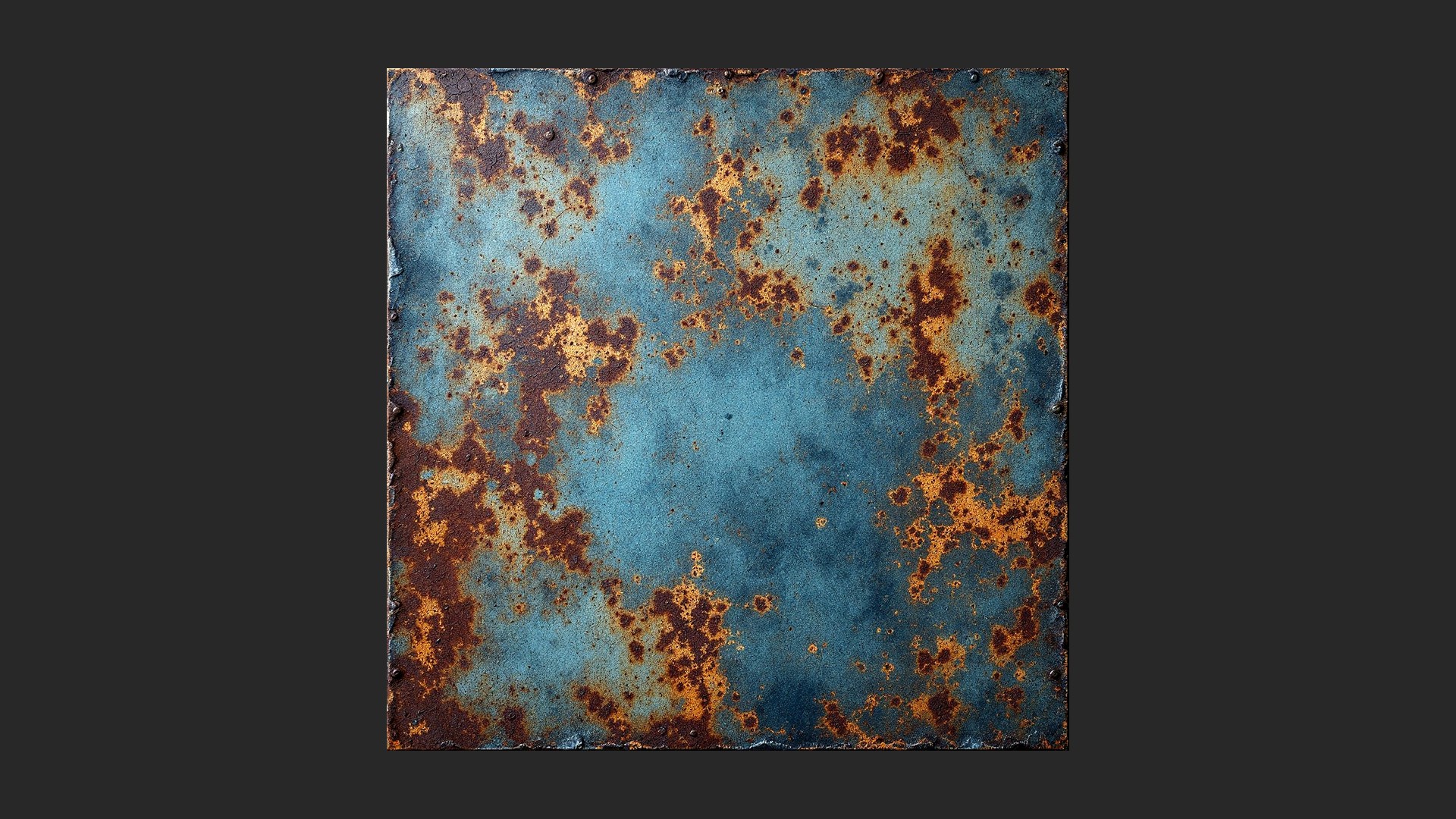 Rust Roughness Pbr Texture Aged Steel Panel with Rust - PBR 2K Texture Pack | Fab