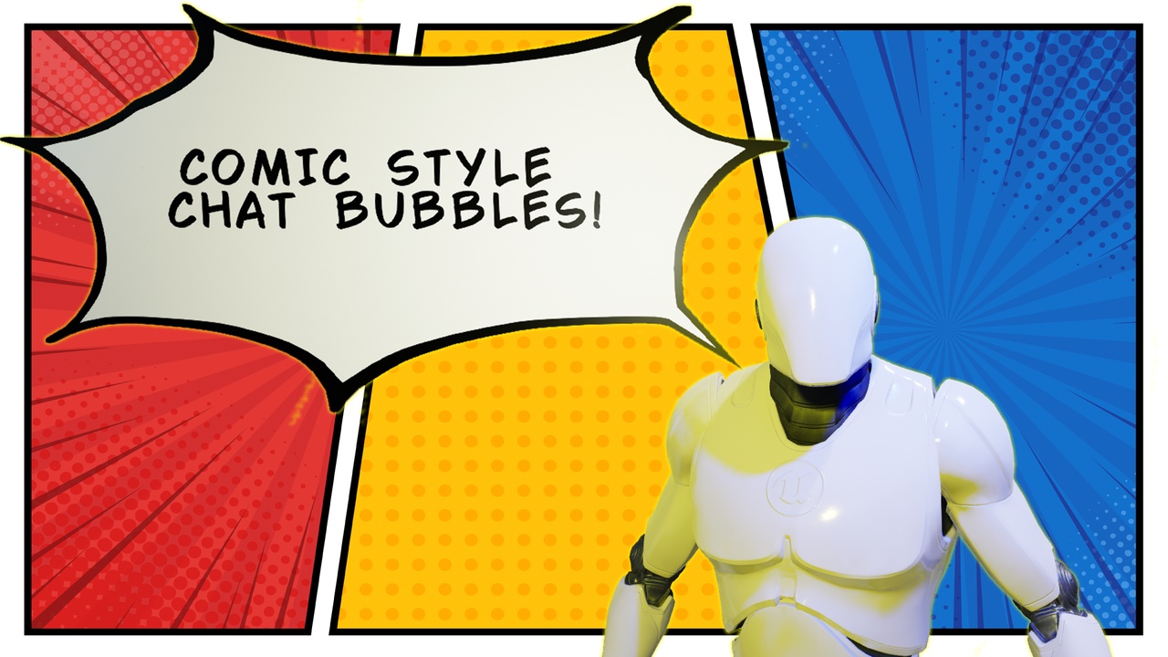 Media 1 for listing Comic Style Chat Bubbles