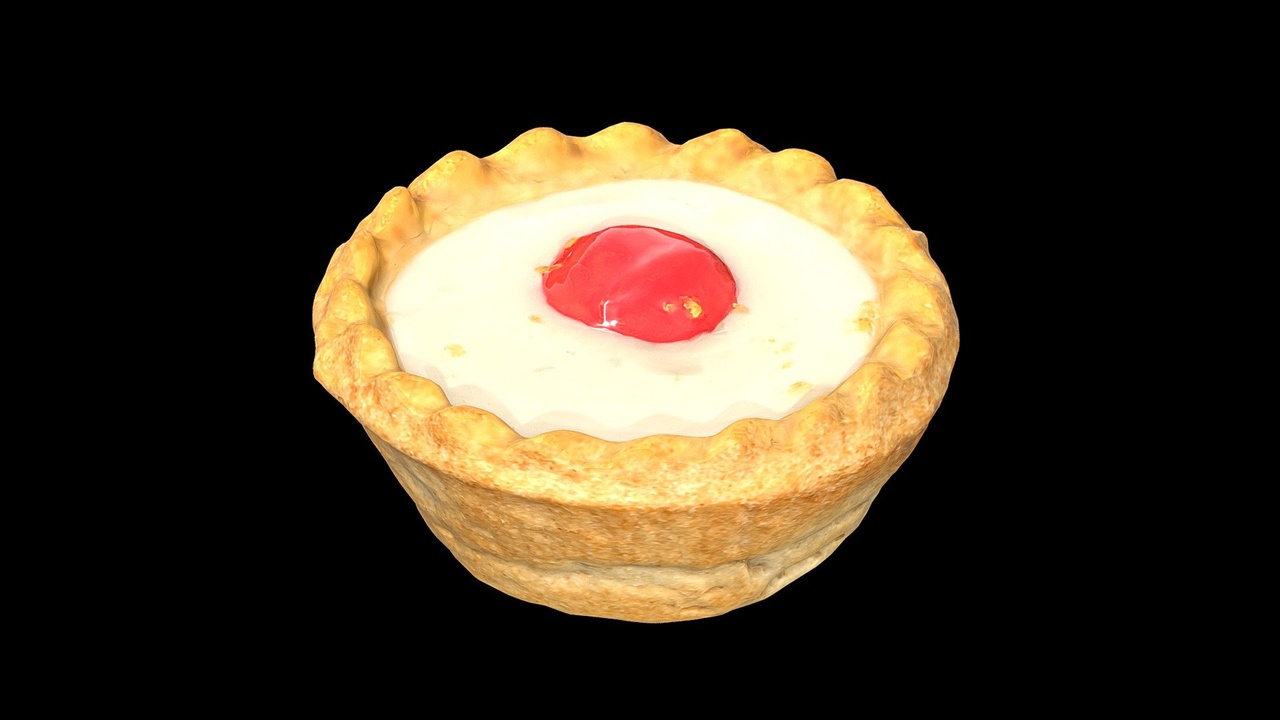 Media 1 for listing Cherry Bakewell Tart (Photogrammetry)