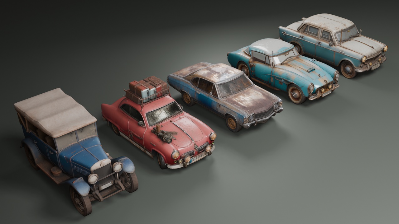 Media 1 for listing Stylized Cars Set 🚗