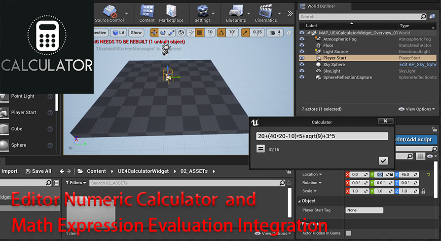 CalculatorWidget (Math Expression Evaluation Integration) | Fab