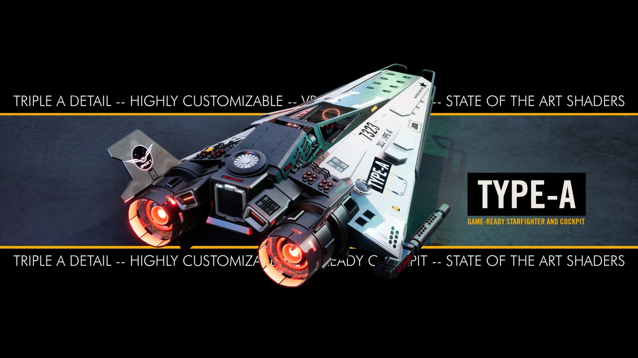 Media 1 for listing TYPE-A Star Fighter with Cockpit and Arcade Flight
