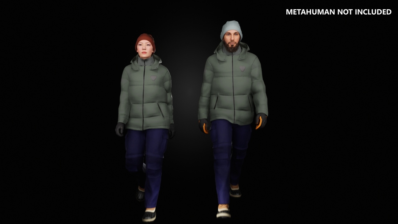 Media 1 for listing Metahuman Winter Clothing Pack