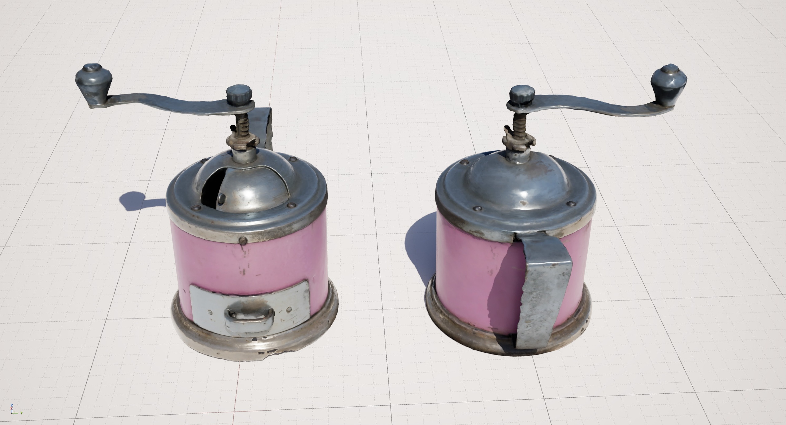 Media 1 for listing Old retro-style coffee grinder (5 color variants)