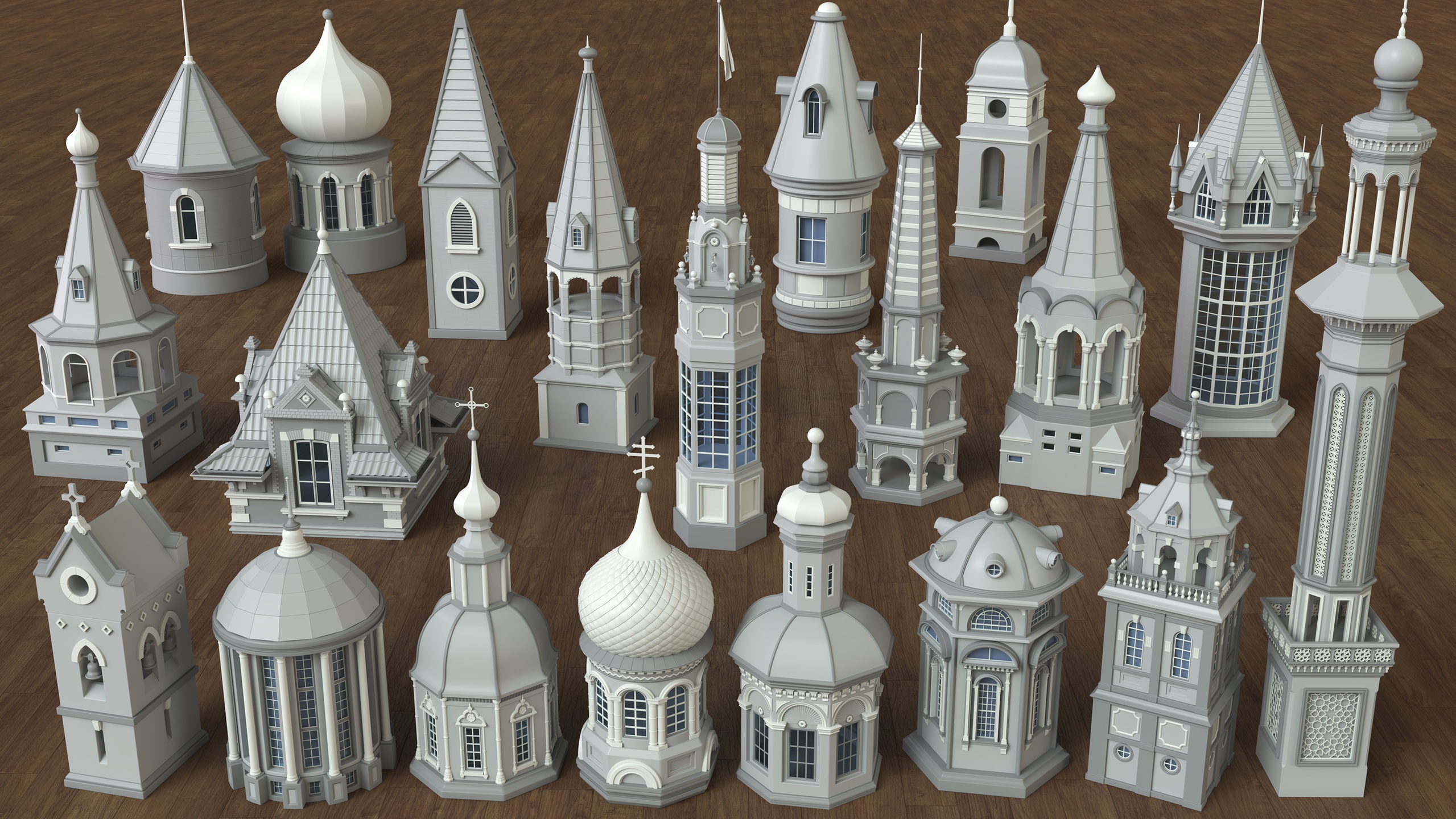 Media 1 for listing Building Towers Collection 1 - 20 pieces