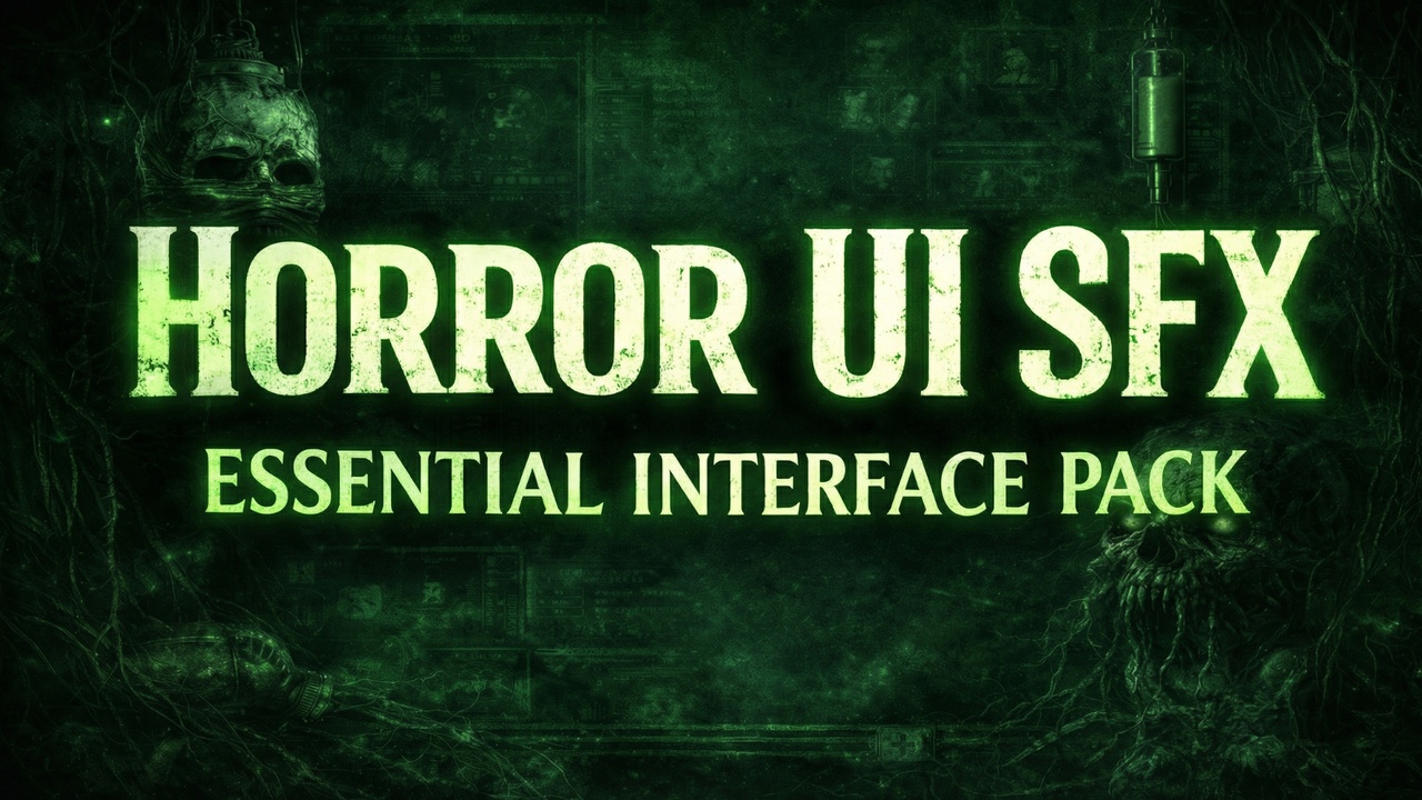 Media 1 for listing Horror UI SFX - Essential Interface Pack