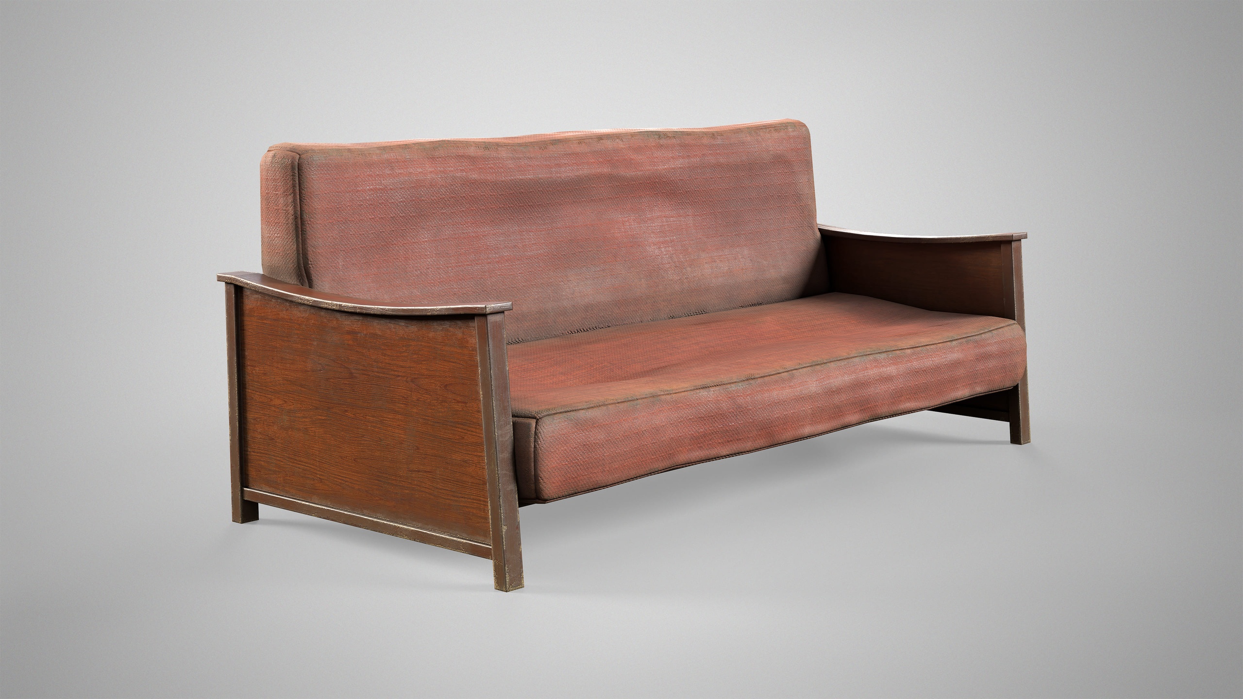 Media 1 for listing Retro Sofa - Old Soviet Couch AAA Game Ready Low-poly