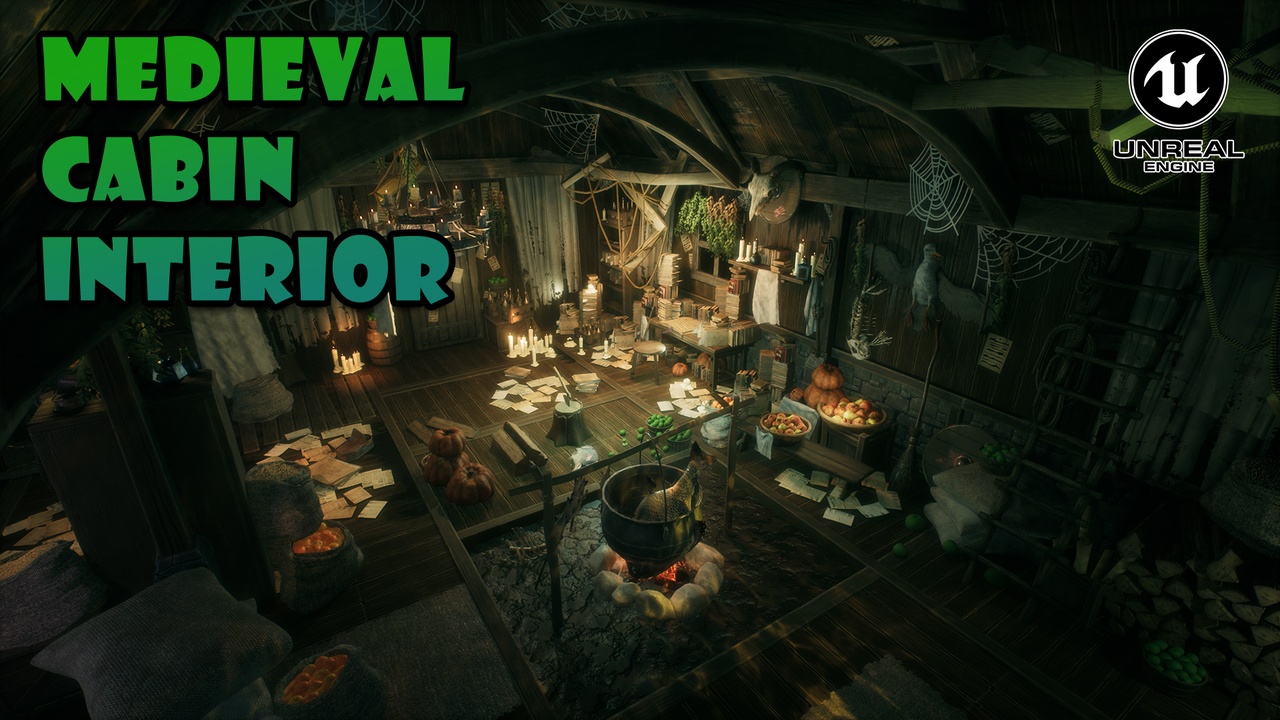 Media 1 for listing Medieval Cabin Interior - Environmet UE Pack