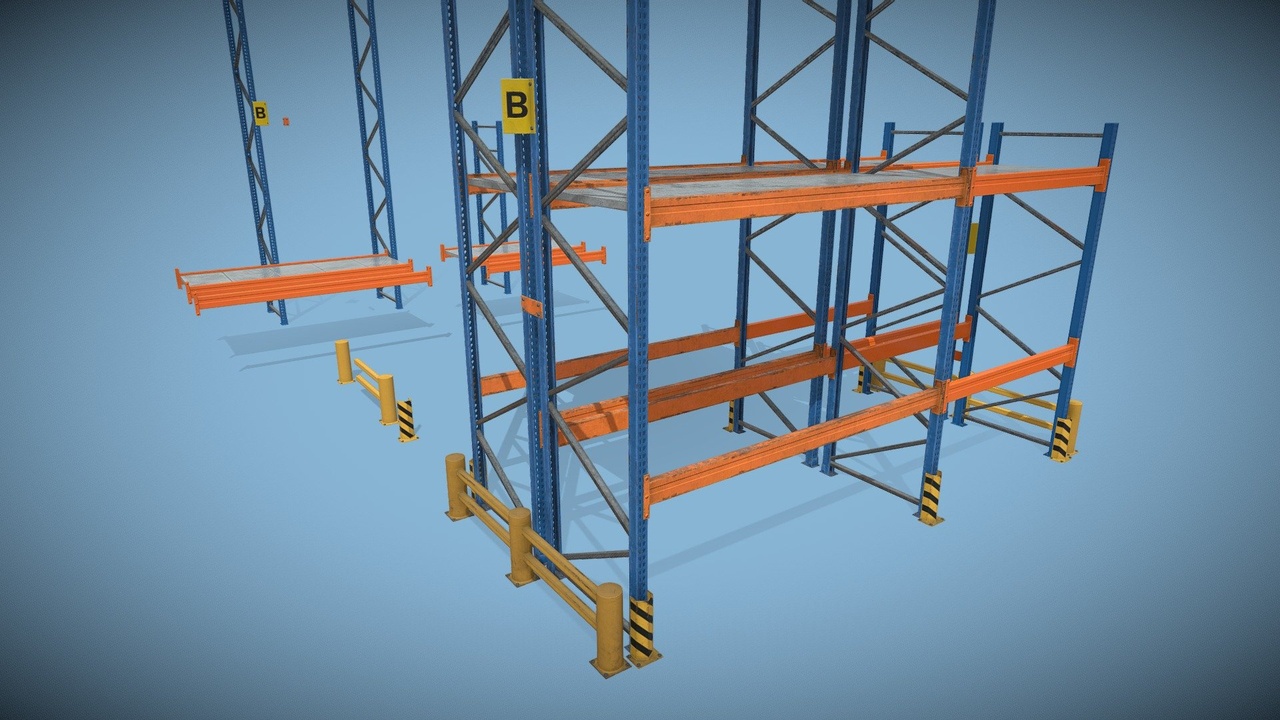 File multimediali per l'articolo Pallet Racking System - Modular Assets: 1
