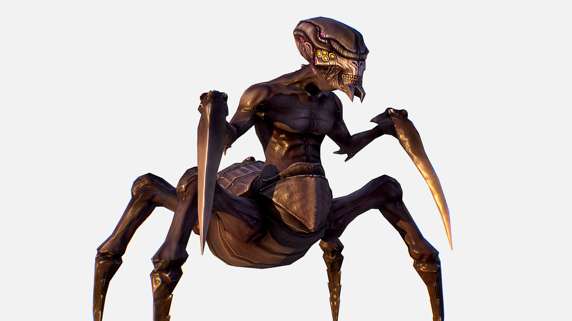 Arthropod Alien Monster - Arachnid Scorpio Creature - Scorpion Mutant | Fab