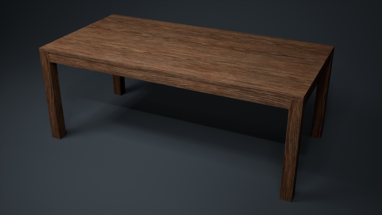 Media 1 for listing Modern Wooden Table