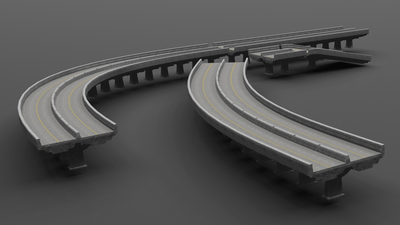 Media 1 for listing Modular Bridge ( low Poly ) Game Ready.