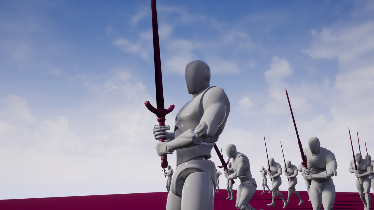 Media 1 for listing Double Holding Sword Animation Pack
