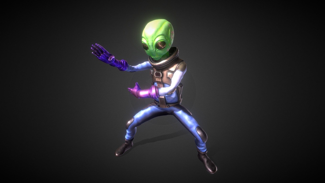 出品Green Martian | Rigged Game Characterのメディア1