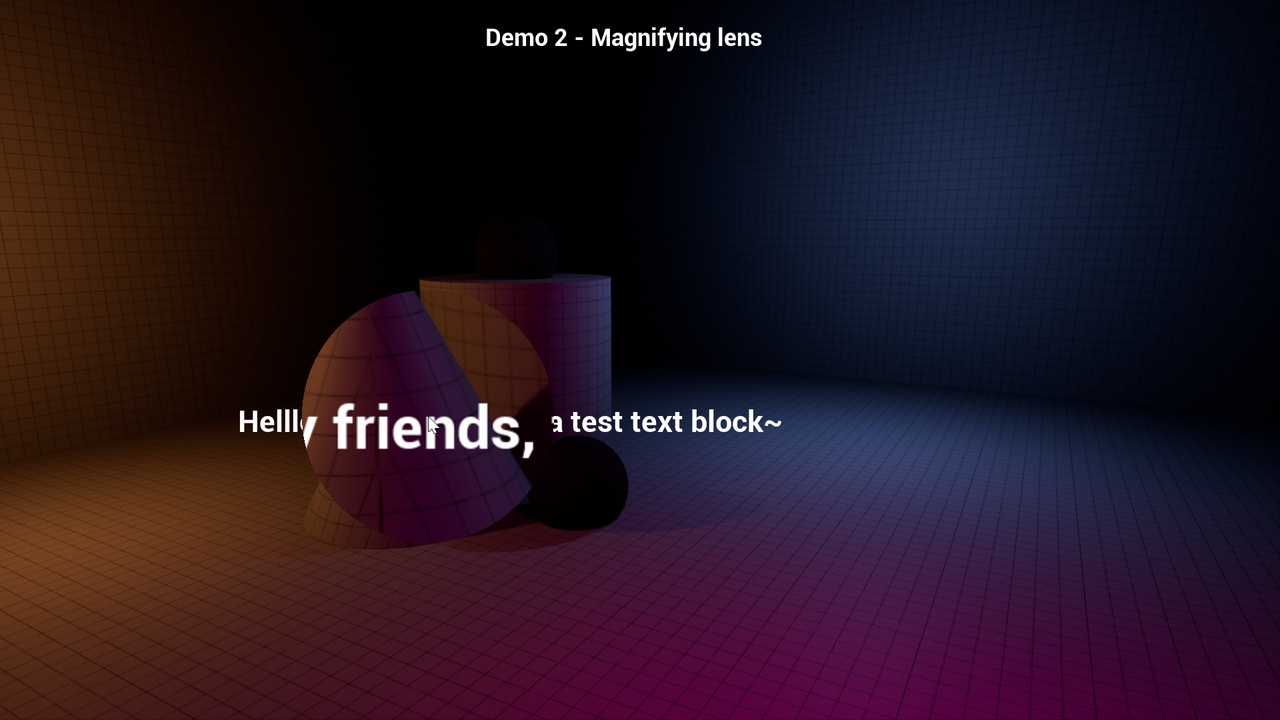 PostProcess Widget