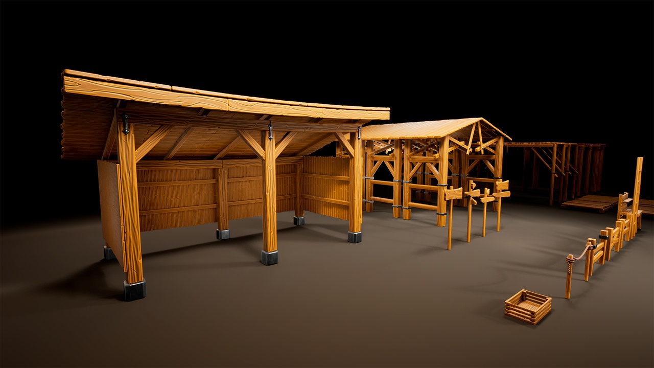 Media 1 for listing Stylized wood kit