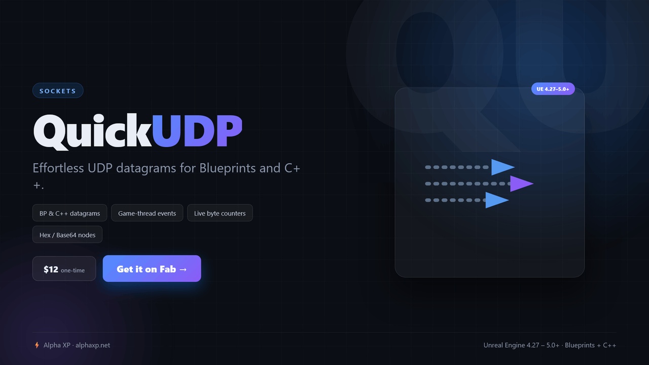 Media 1 for listing QuickUDP