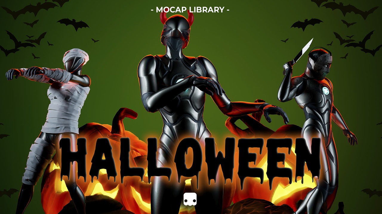 Media 1 for listing Mocap - Halloween Animation Library