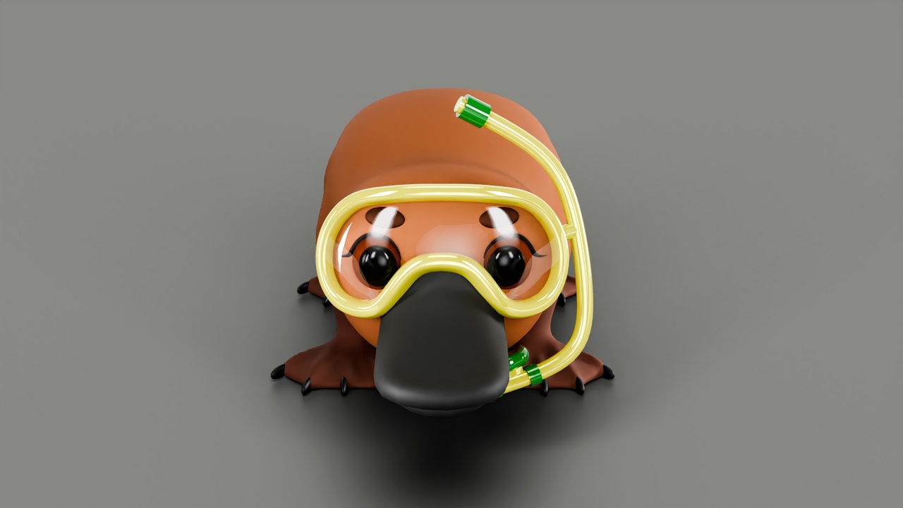 Media 1 for listing Cartoon platypus
