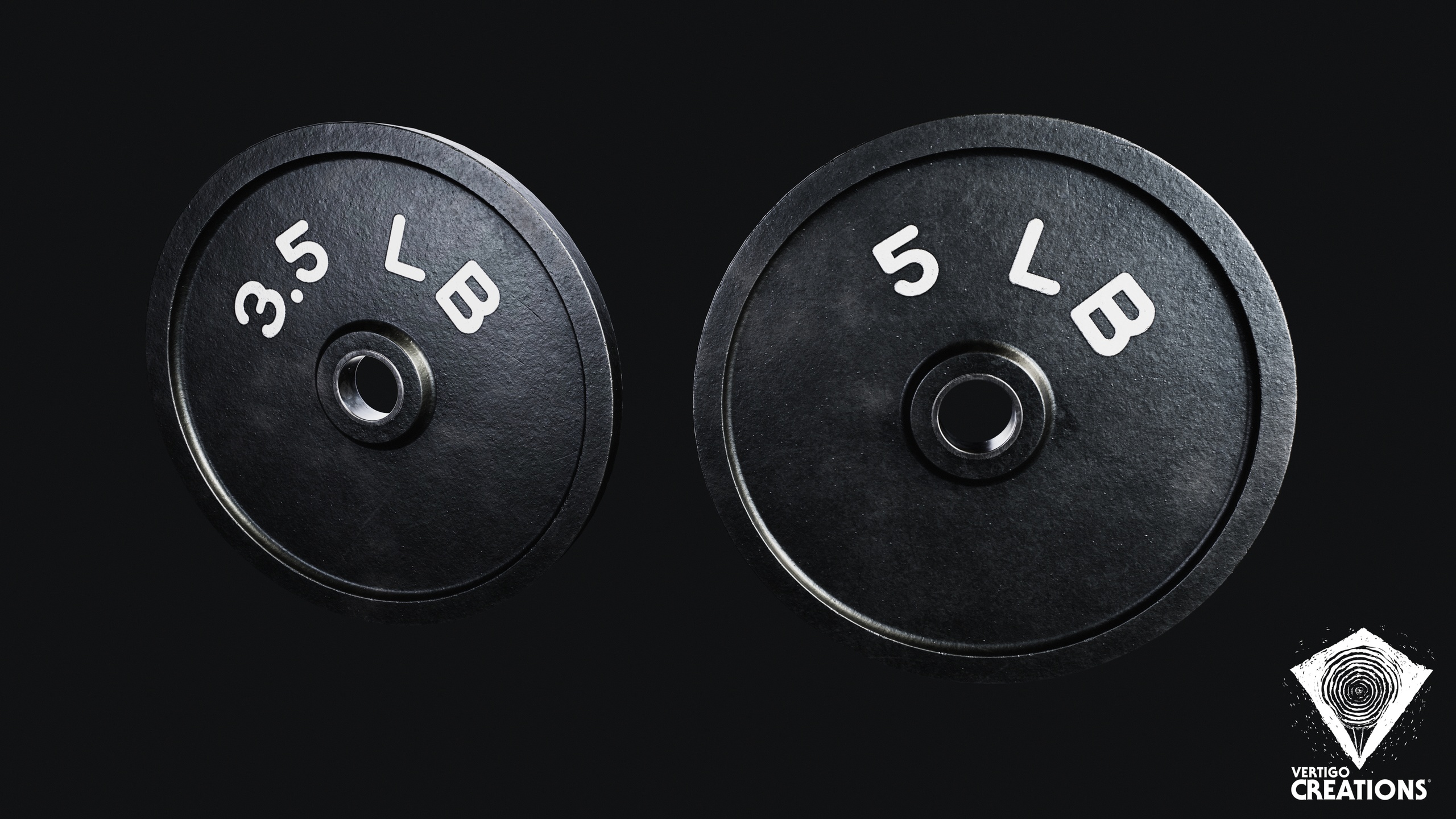 Media 1 for listing TECHNIQUE WEIGHT PLATES 5 & 3.5 IB – Game Gym Prop