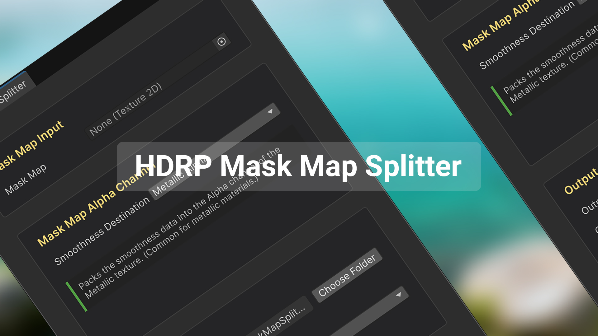 HDRP Mask Map Splitter | Fab