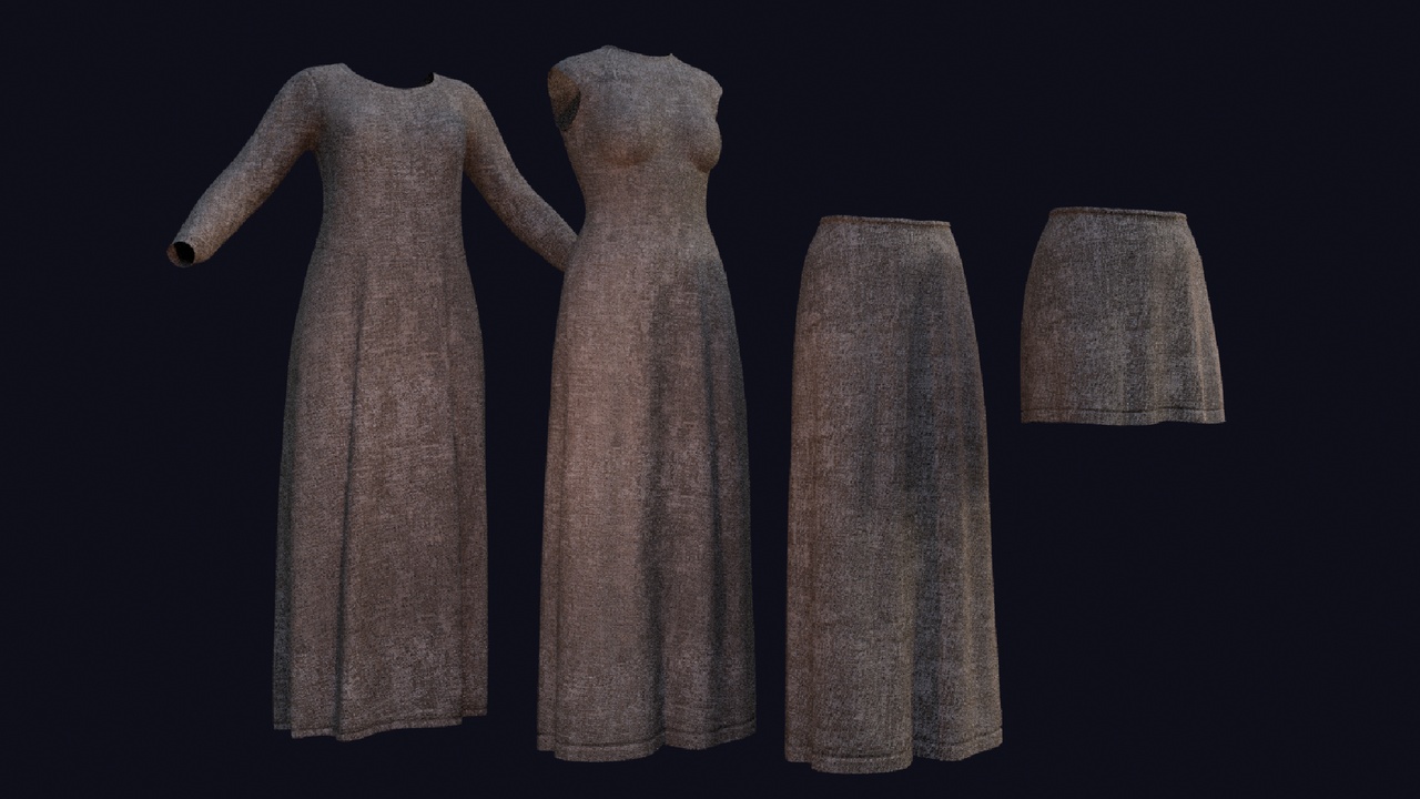 Media 1 for listing Medieval Dress Pack (Metahuman)