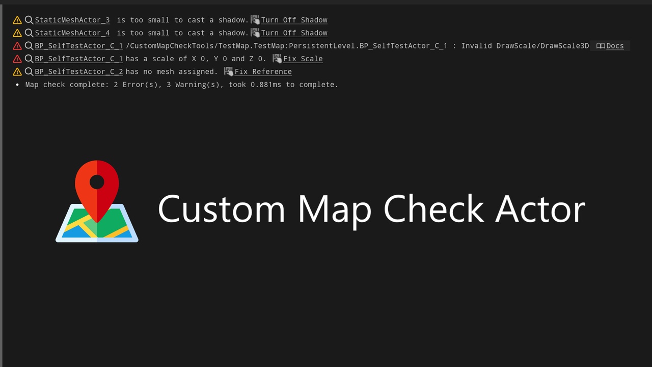 Media 1 for listing Custom MapChecks in Blueprint