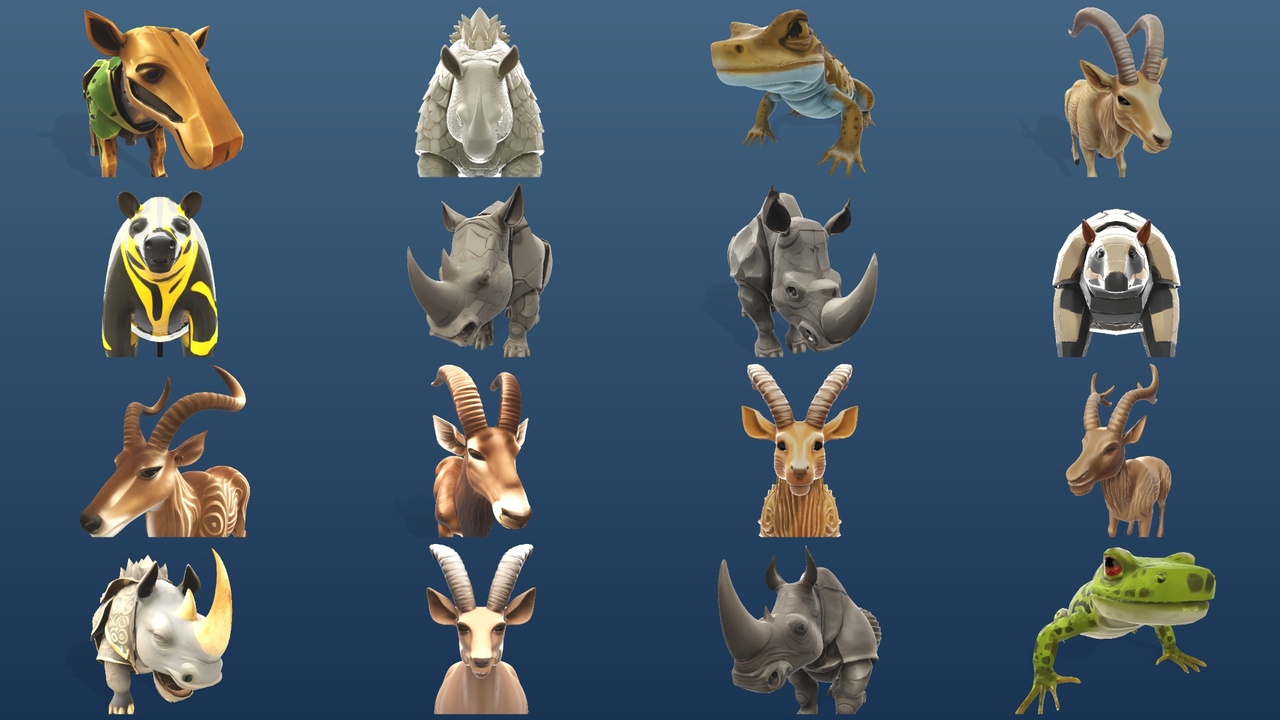 Safari Guardians: Mythical Animal Collection 제품 등록을 위한 미디어 1개