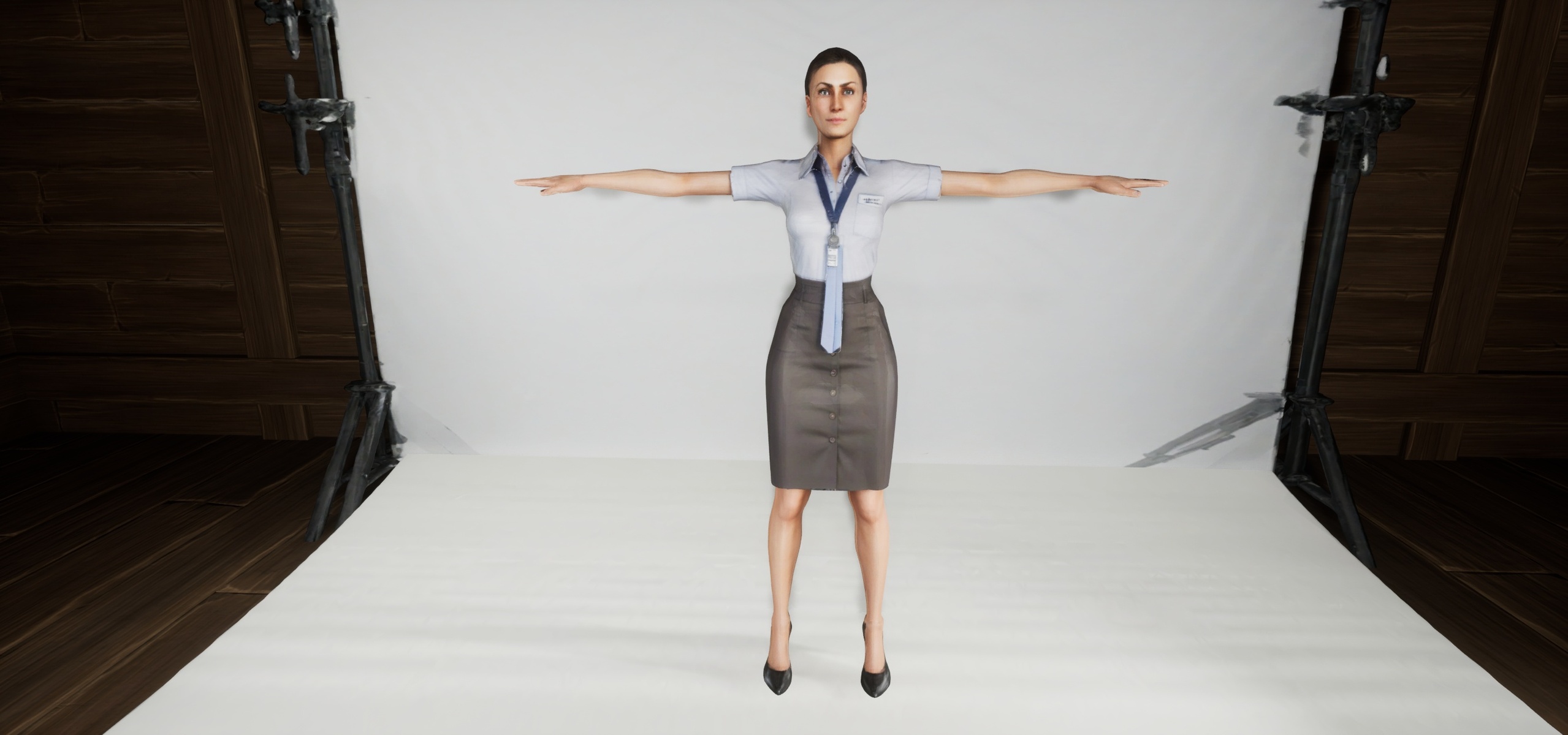 Media 1 for listing Office Woman Character - Ready To Rig