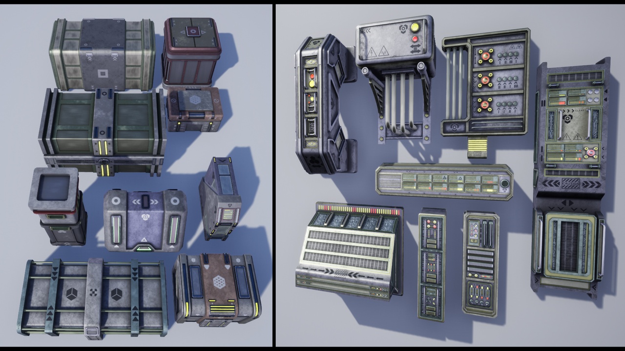 Media 1 for listing Retro Scifi Props