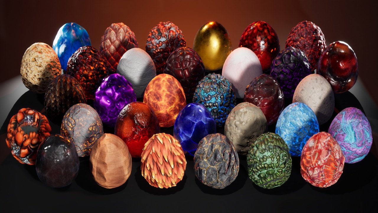 Media 1 for listing 32 Fantasy Dragon Eggs