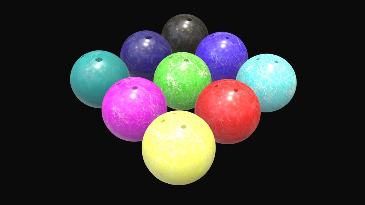 Media 1 for listing Bowling balls