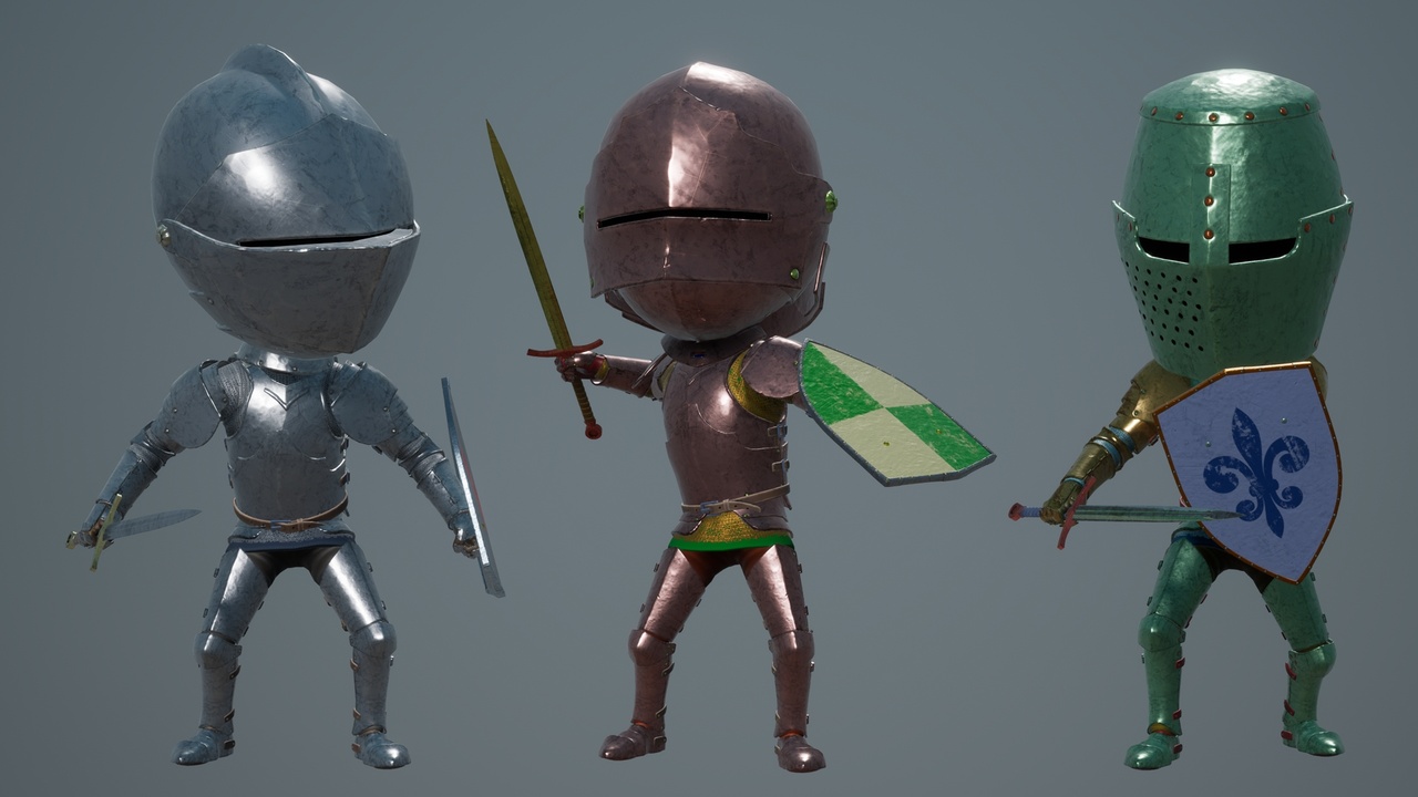 Media 1 for listing Cartoon Knight