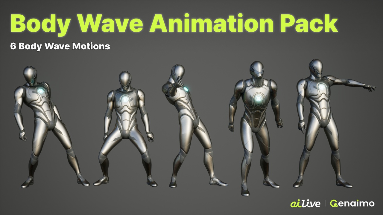 Media 1 for listing Body Wave Animation Pack