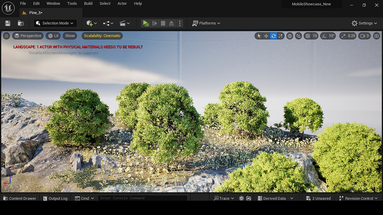 Media 1 for listing HighPoly Tree Pack