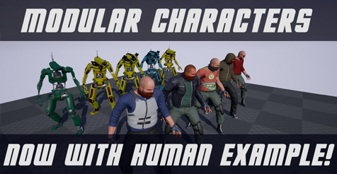 Modular Characters Blueprint | Fab