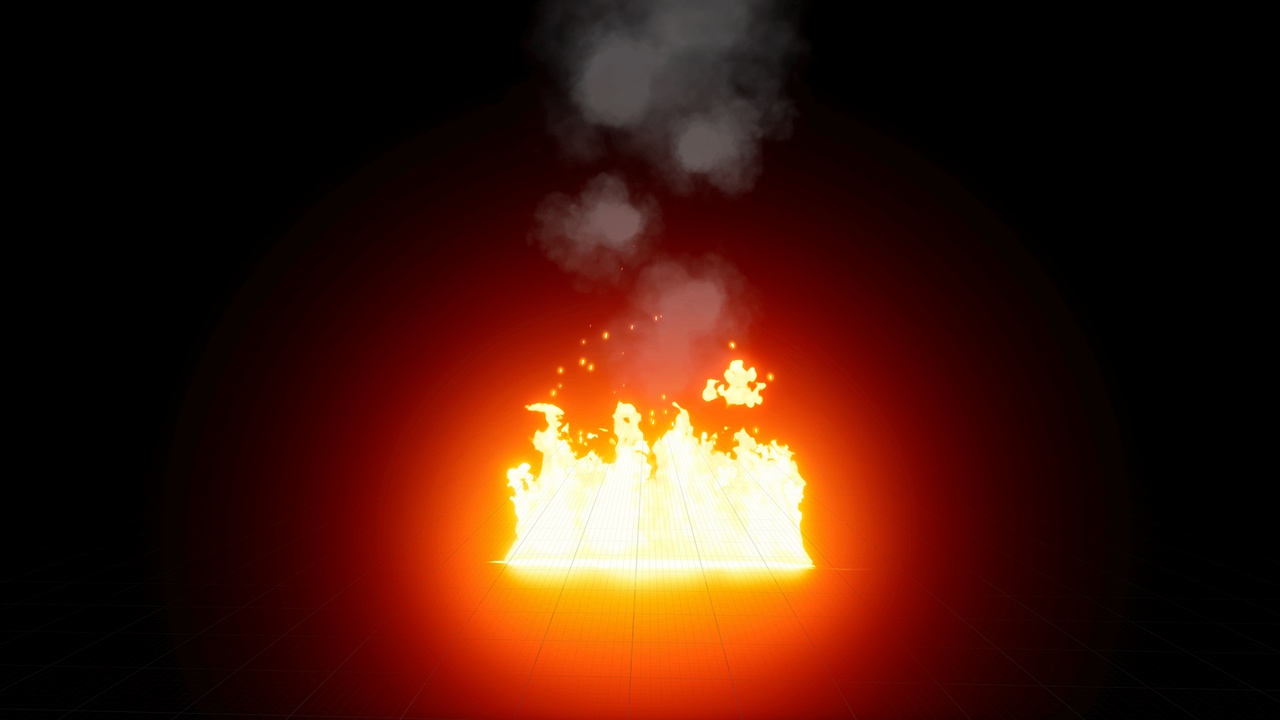 Media 1 for listing Realistic Niagara Fire, Sparks & Smoke VFX Pack Volume 1