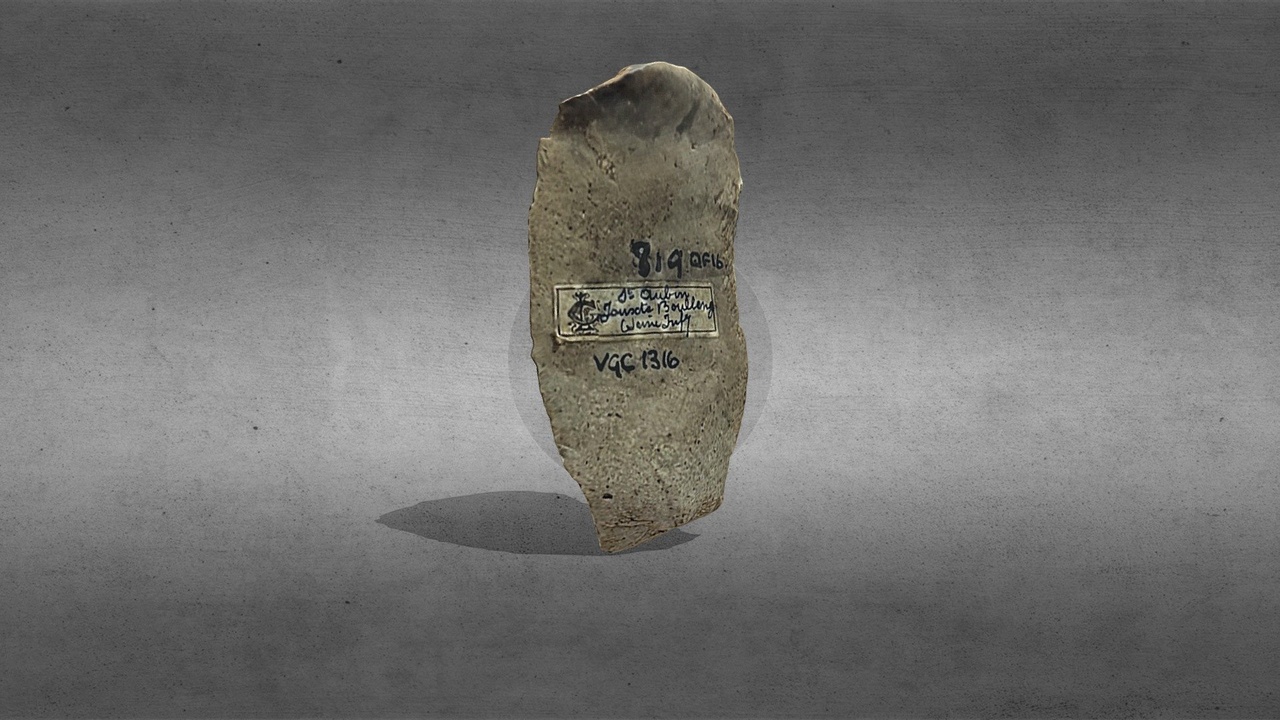 Media 1 for listing Mesolithic Danish scraper: 1316 VGC